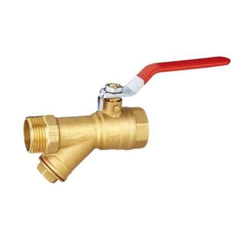 Brass Ball Valve with Strainer