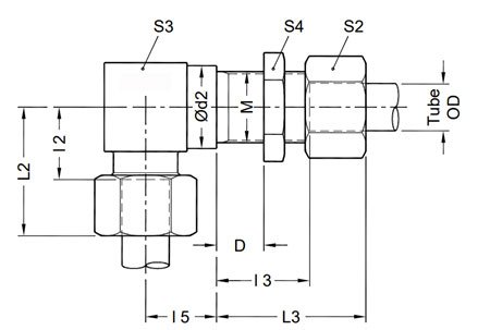 Elbow Bulkhead Couplings