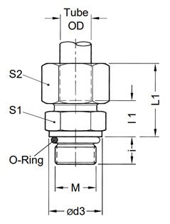 Hydraulic Male Connector