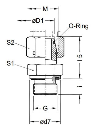 Straight Stud Standpipes with O-Ring