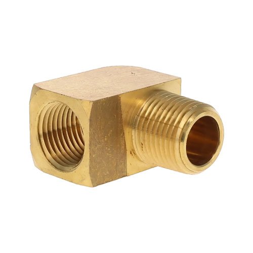 Raccordo A Gomito In Ottone 90° - Filettatura Maschio BSP NPT 1/2" X Tubo Flessibile 10mm, Connettore Per Acqua/Aria